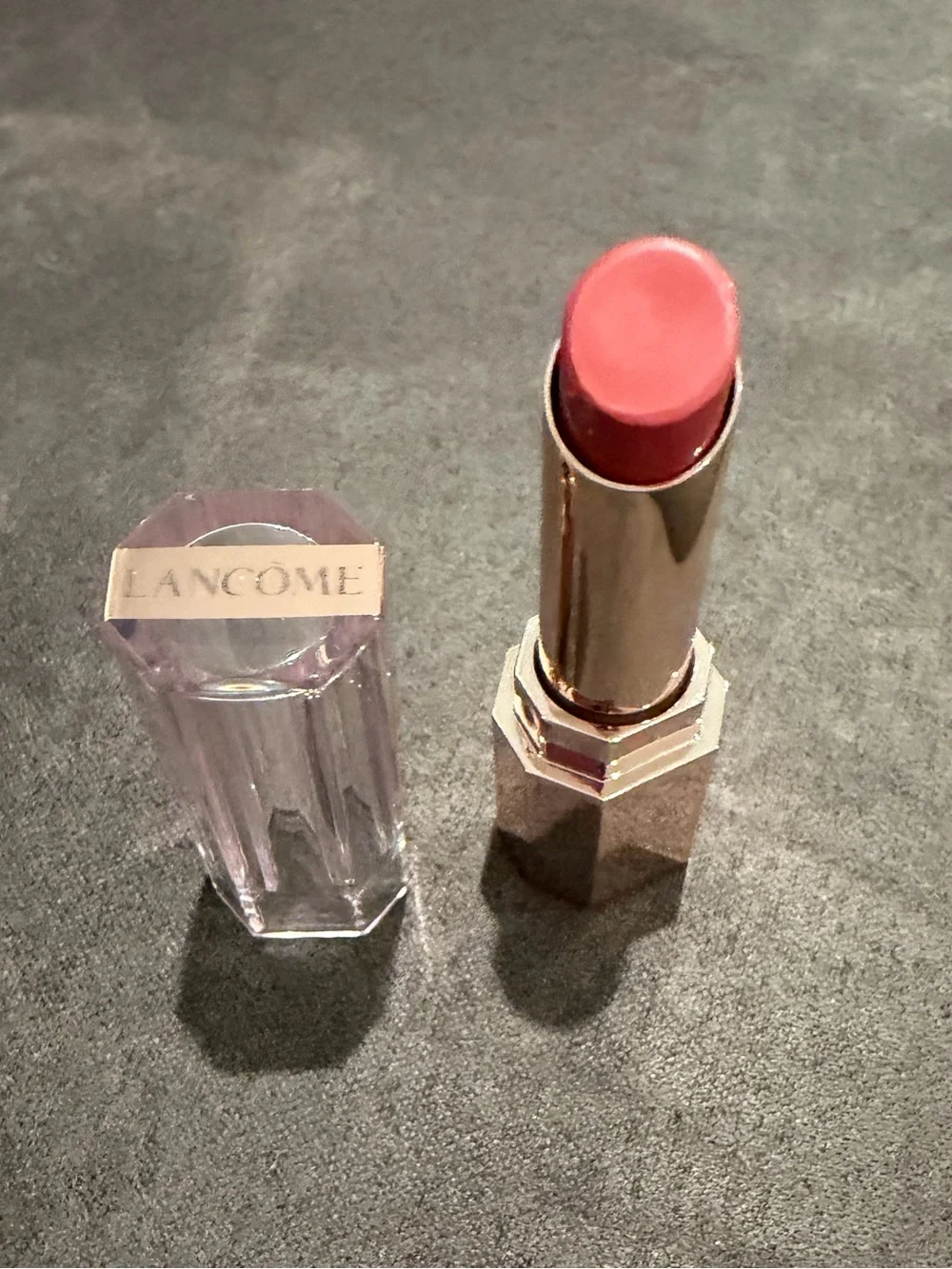 New Lancôme lip Idole Beauty Butter Gloss in 30 Coral Glam MINI